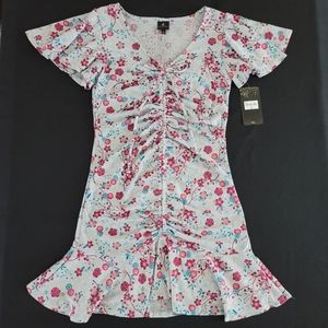 Disney Princess Mulan Flower Print Dress Sz L